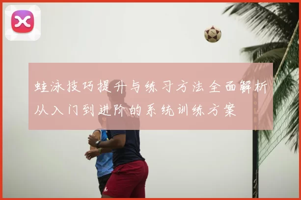 蛙泳技巧提升与练习方法全面解析从入门到进阶的系统训练方案