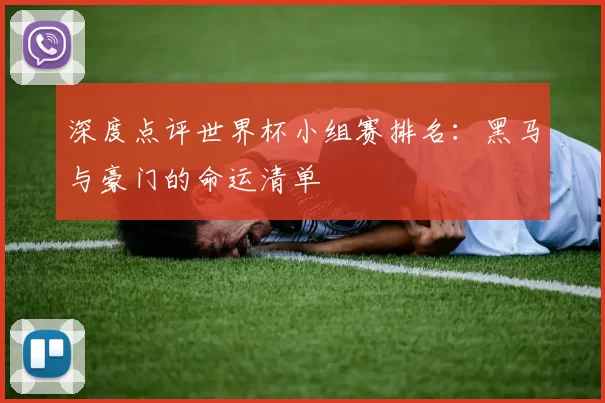深度点评世界杯小组赛排名:黑马与豪门的命运清单