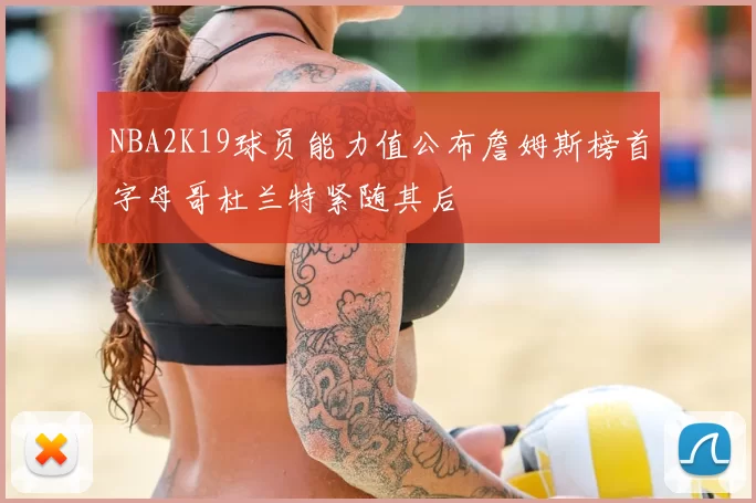 NBA2K19球员能力值公布詹姆斯榜首字母哥杜兰特紧随其后